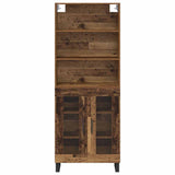 Highboard 2 pcs Old Wood Engineered Wood 3403189