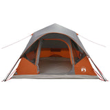 Instant Tent with Roof Grey and Orange 305 x 275 x 190 cm 42028696