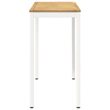 Garden Bar Table White 108.5 x 55 x 105 cm Solid Acacia Wood 901779