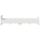 Bed Frame without Mattress White 180x200 cm Super King 3203768