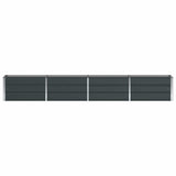 Planter Anthracite 320 x 40 x 45 cm Steel 42018190