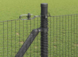 Welded Wire Fence with Concrete Base 100 x 0.8 m 3352615