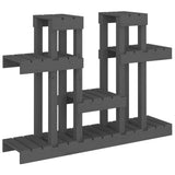 Plant Stand Grey 104.5x25x77.5 cm Solid Wood Pine 822099