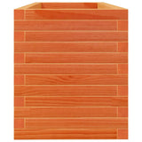 Garden Planter Wax Brown 110x40x45.5 cm Solid Wood Pine 847275