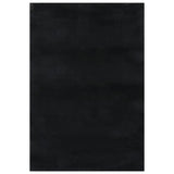 Washable Rug Soft Shaggy 160x230 cm Anti Slip Black 342186