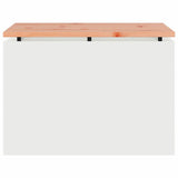 Garden Bench White 60 x 40 x 43 cm Steel 874892