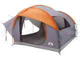 Car Tent Grey and Orange 239 x 210 x 210 cm Polyester and Steel 42028537