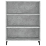 Highboard Concrete Grey 69.5x34x180 cm Engineered Wood 3198741
