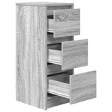Sideboard Grey Sonoma 29.5x34x76 cm Engineered Wood 861639