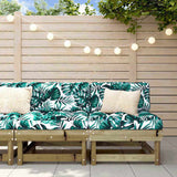 Garden Middle Sofas 2 pcs Impregnated Wood Pine 825407