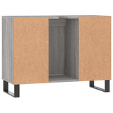 Bathroom Cabinet Grey Sonoma 80x33x60 cm Engineered Wood 831642