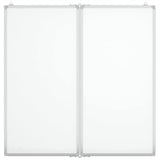 Magnetic Whiteboard Foldable 100x100x1.7 cm Aluminium 4005354
