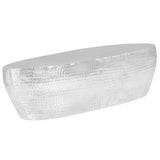 Coffee Table Hammered Silver 100x50x28 cm Aluminium 246506