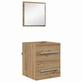 Bathroom Furniture Set with Drawer Brown 41 x 38.5 x 48 cm 875693
