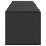 Wall-Mounted TV Cabinet Black 98 x 31 x 30 cm Engineered Wood 899066
