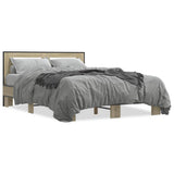 Bed Frame without Mattress Sonoma Oak 140x190 cm 3280113