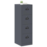 File Cabinet with Drawer 2 pcs Anthracite 44 x 50 x 139 cm 3406156