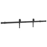 Sliding Door Hardware Kit 152.5 cm Steel Black 4009704