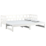 Pull-out Day Bed without Mattress White 2x cm 820233