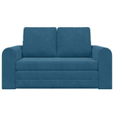 Sofa Bed Blue 148 x 71 x 83 cm Velvet 4106683