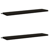 2-Piece Bench Cushions SOEST 2 pcs 100% Polyester Black 949153