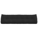 Back Pillow Black 180 x 24 x 50 cm Velvet 42014580