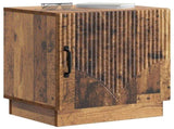 Bedside Table 2 pcs Old Wood 43 x 34.5 x 47 cm Engineered Wood 895272