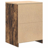 Garage Storage Cabinet Smoked Oak 60x51x85 cm Solid Wood Pine 860602