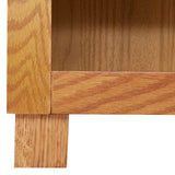 Cabinet with Storage Brown Solid Oak Wood 4106555