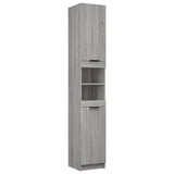 5 Piece Bathroom Cabinet Set Grey Sonoma Engineered Wood 3115858