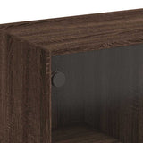 Sideboard Brown Oak 102x37x75.5 cm Engineered Wood 3295877