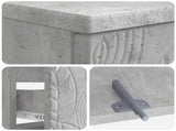 Bathroom Sink Cabinet DELFT Concrete Grey 82 x 41x 59 cm 897018