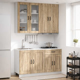 Kitchen Unit KALMAR 4 pcs Sonoma Oak Engineered Wood 3438307