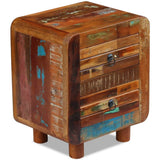 243323 Night Cabinet Solid Reclaimed Wood 43x33x51 cm