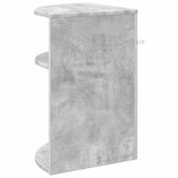 End Table Concrete Grey 39.7 x 39.7 x 60 cm Engineered Wood 891133