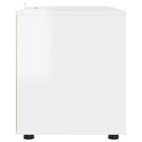 Storage Cabinet High Gloss White 80 x 48 x 57 cm 888821