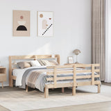 Bed Frame with Headboard without Mattress 150x200 cm King Size 3306855