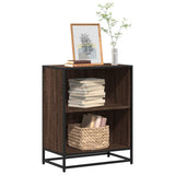 Book Cabinet Brown Oak 60x35x76 cm Engineered Wood 849103