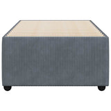 Bed Frame without Mattress Dark Grey 80x200 cm Velvet 3284971