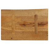 Table Top 70x40x3.8 cm Live Edge Solid Wood Mango 370777