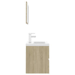 ZNTS Bathroom Furniture Set Sonoma Oak Engineered Wood 3071678