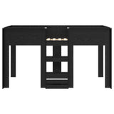 Bunk Bed for Kids Black Oak 100 x 200 cm Engineered wood 3410500