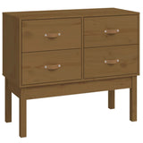 Console Cabinet Honey Brown 90x40x78 cm Solid Wood Pine 821742