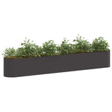 Raised Garden Bed Black 280 x 40x 40 cm 8011698