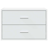 Cabinet with 2 Drawers White 60x31x40 cm Engineered Wood 858821