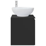 Wall-Mounted Sink Vanity Black 49.5 x 44.5 x 65 cm 890443
