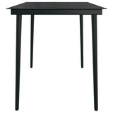 Garden Dining Set Brown and black 3099404