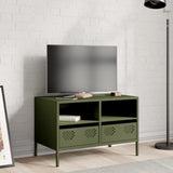 TV Cabinet Olive Green 68x39x43.5 cm Cold-rolled Steel 851320