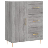 Sideboard Grey Sonoma 69.5x34x90 cm Engineered Wood 827906
