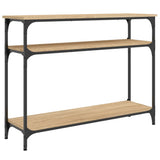 Console Table Sonoma Oak 100x29x75 cm Engineered Wood 834036